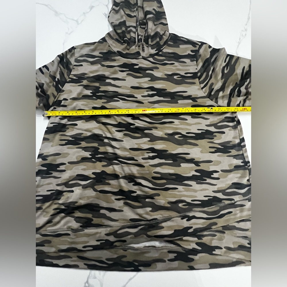 Green Envelope Lightweight Long Sleeve Camo Hoodie Size 2x - Picture 5 of 9
